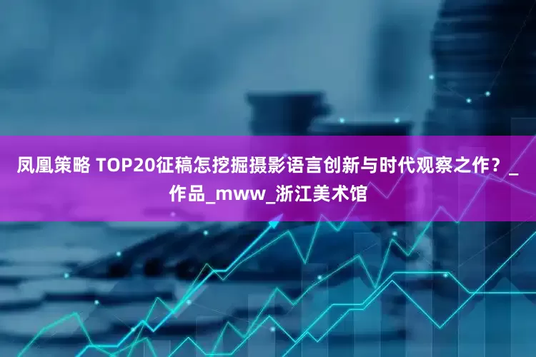凤凰策略 TOP20征稿怎挖掘摄影语言创新与时代观察之作？_作品_mww_浙江美术馆